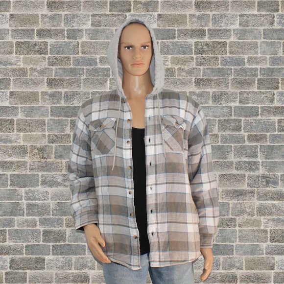 Wrangler Other - Insulated Flannel Jacket Hoodie Wrangler Authentics
